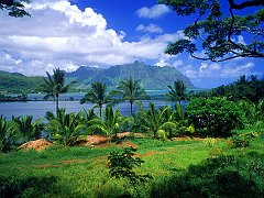 Kaneohe Fish Pond, Oahu, Hawaii